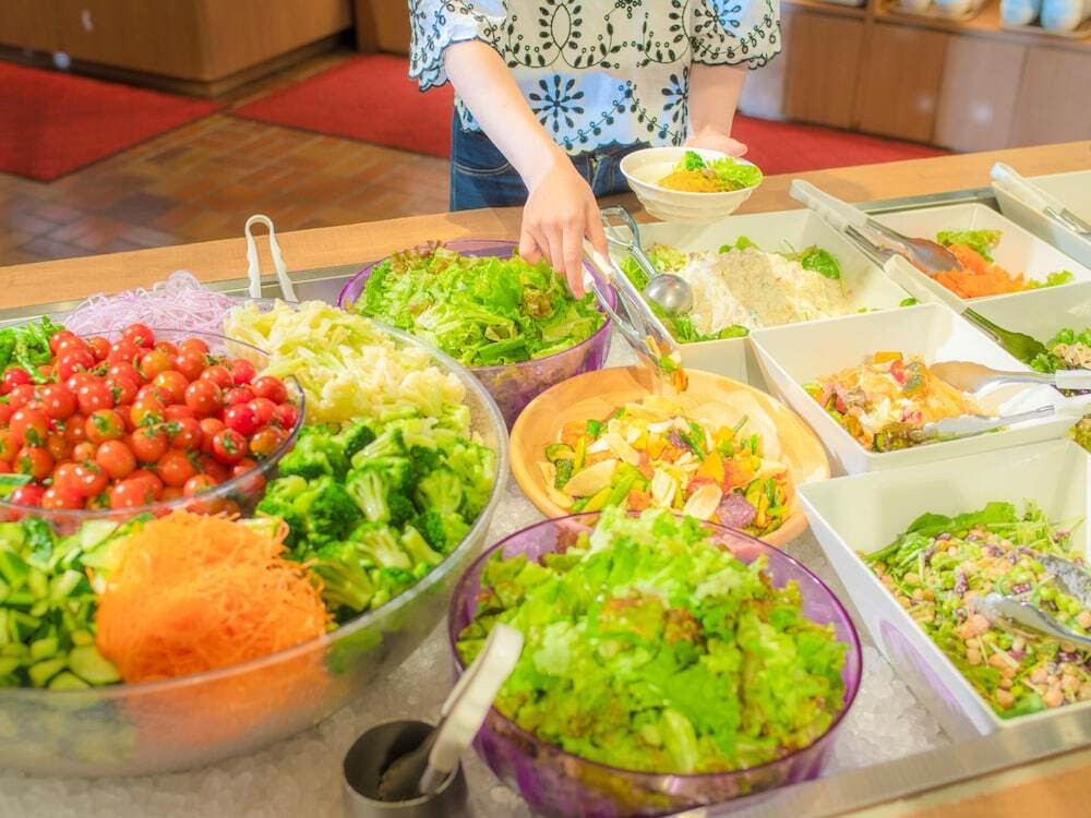 朝食ビュッフェ