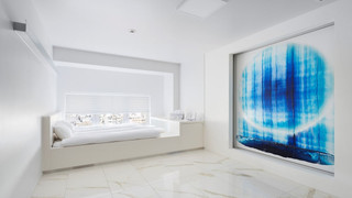 Minimalist Zen Art Room “From one stroke” by Mina Katsuki