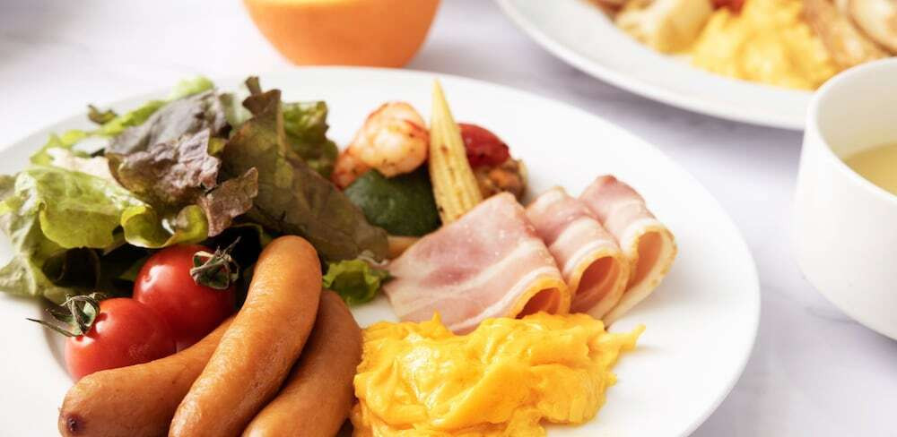 朝食ビュッフェ