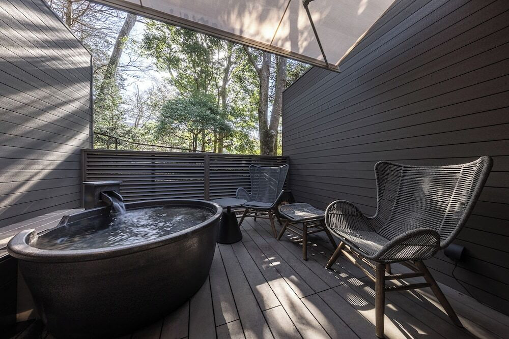 客室露天風呂一例②