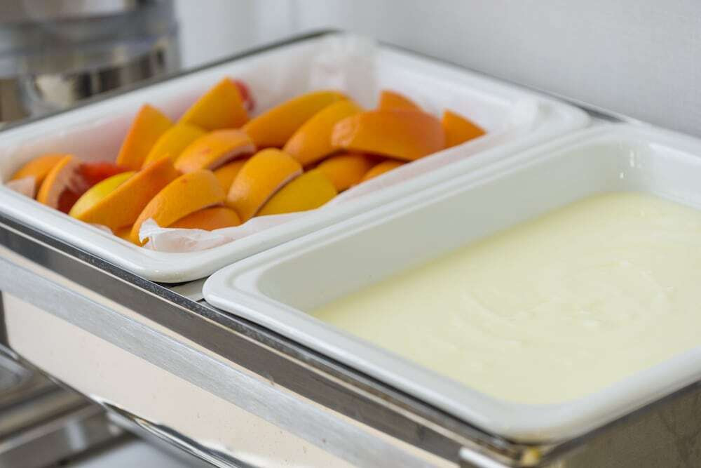 朝食ビュッフェ