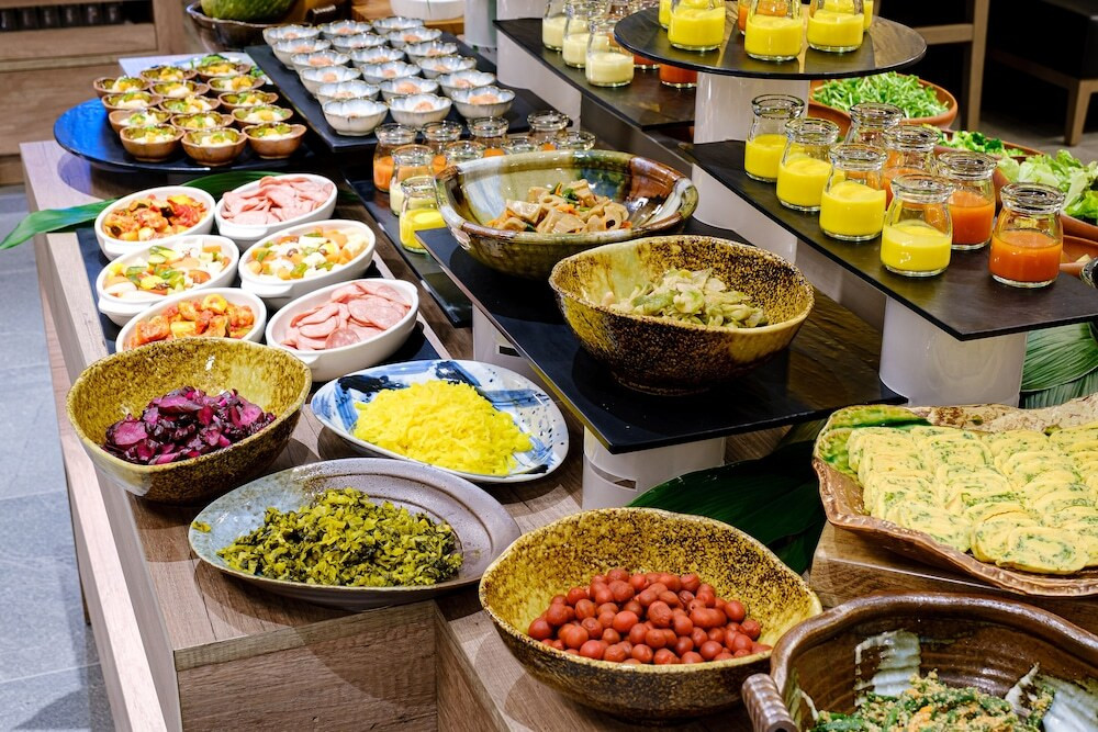 朝食ビュッフェ