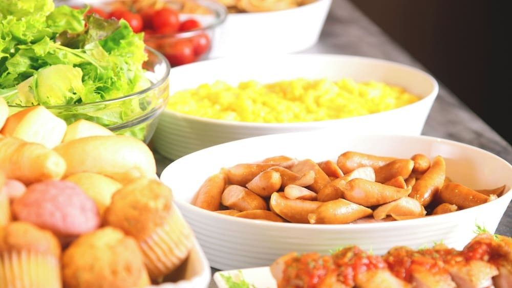 朝食ビュッフェ