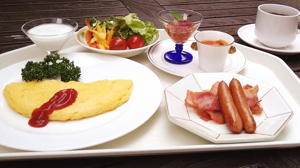 朝食バイキング 盛り付け例 / 4
