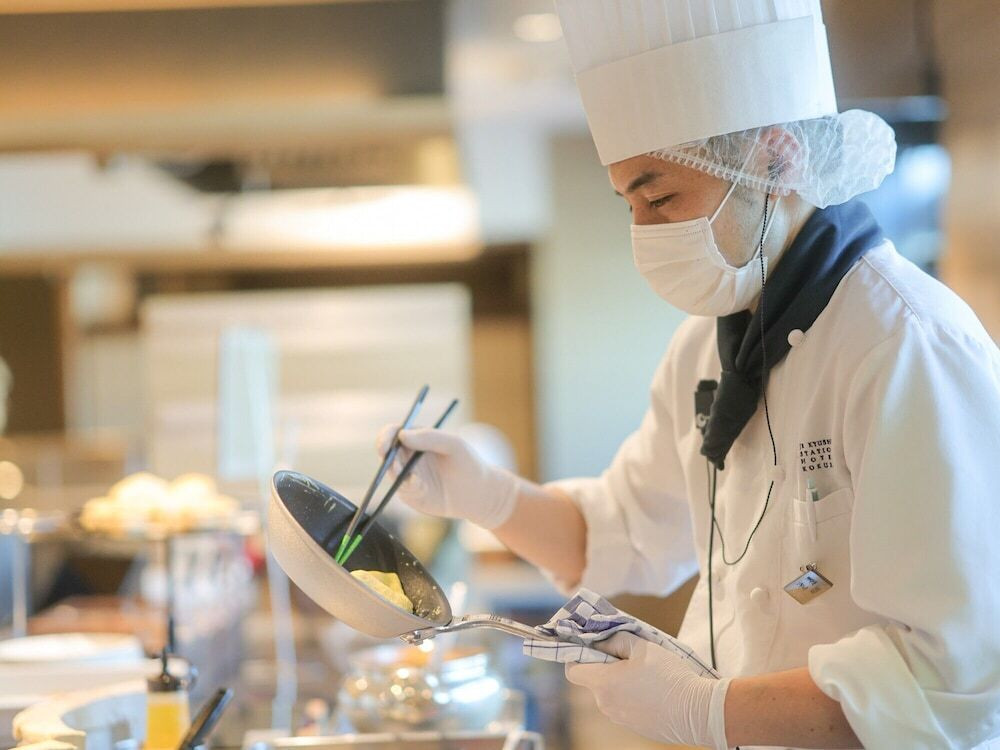 朝食ビュッフェ