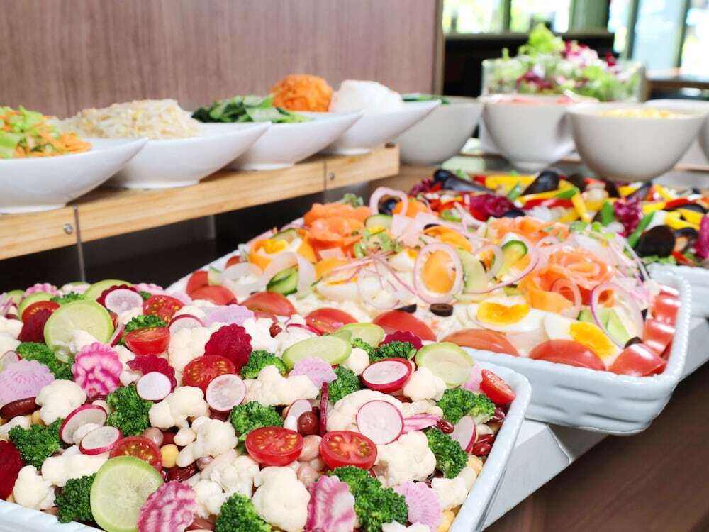 朝食ビュッフェ