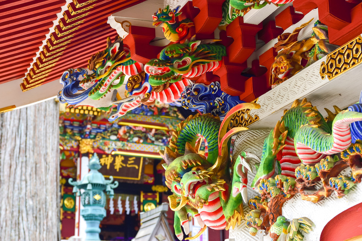 三峯神社 手水舎