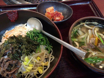 「紅梅園」料理 1004536 平成28年9月9日ビビンバ定食950円税込