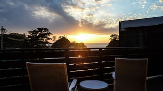 [瑠璃] 温泉露天風呂付客室 夕日百選の堂ヶ島と駿河湾を一望 禁煙