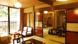 露天風呂付客室（特別室二間続き） 本館 [和室] [禁煙] [マウンテンビュー]