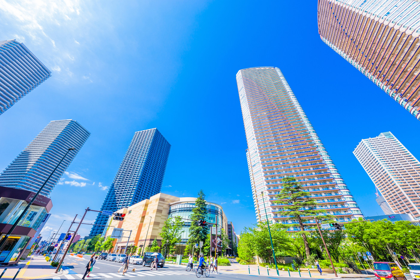 神奈川　武蔵小杉の街並み
