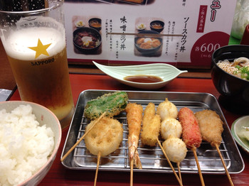 「串かつ 赤とんぼ」料理 634415 串カツ定食