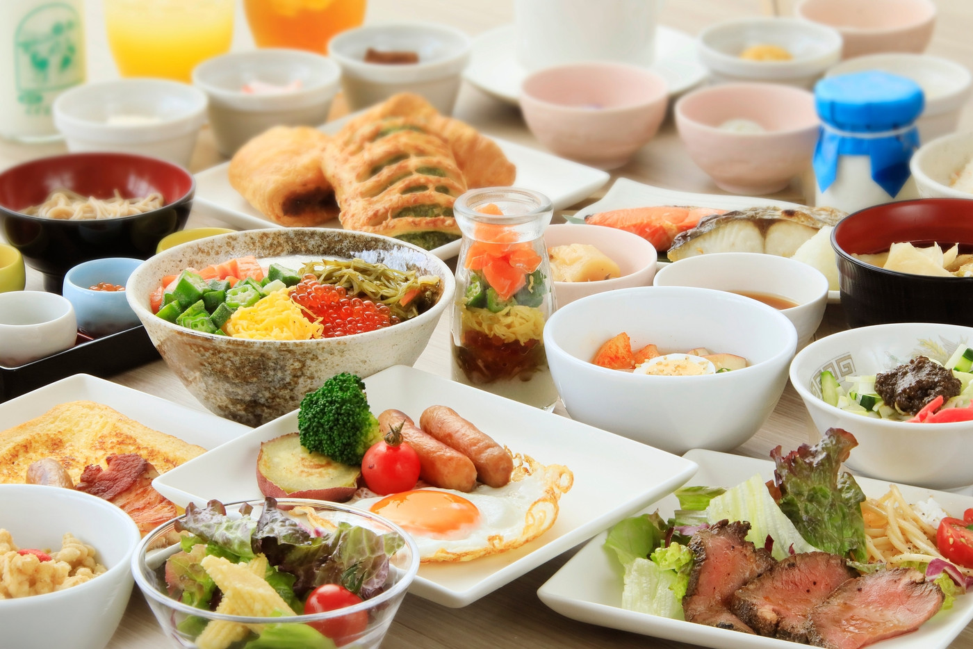 盛岡三大麺が並ぶ朝食ビュッフェが魅力的♡おしゃれなホテル3656932