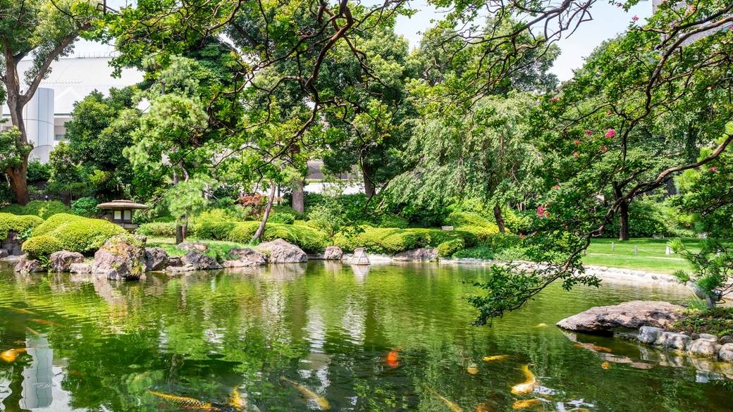 庭園を散策して
チェックアウト / 2