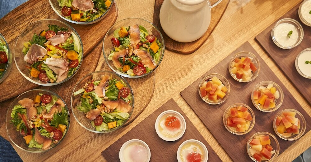 朝食ビュッフェ