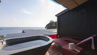 ダブルルーム　露天風呂付　シービュー　上層階