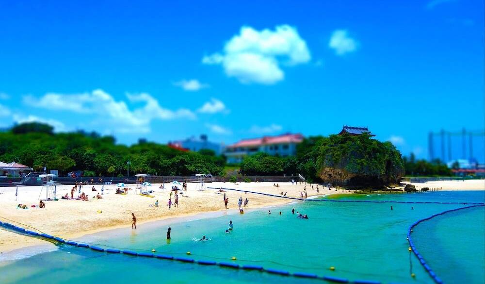 波上宮そばの波の上ビーチ / 3