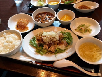 「中国酒家　大天門 浜松町」料理 1065069 炒め＆麻婆定食セット！