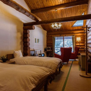 関東最後の秘湯！ランプの明かりが温かいログハウス風の山の宿3848801