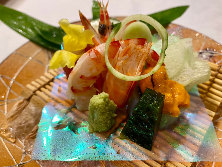 「料亭旅館 竹千代 霧島別邸」 料理 181778909 御造里 近海地魚造り