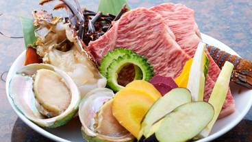 泉河　鉄板焼きコース一例 / 2