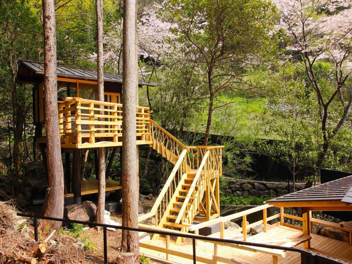 8.憧れのツリーハウスに2人で♡「そうだ山温泉 和 YAWARAGI」3996440