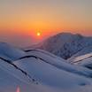 西側が開けているので、夕日は絶景