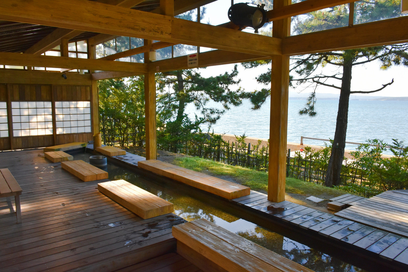 湯っ足りパーク (妻恋舟の湯) 和倉温泉 足湯