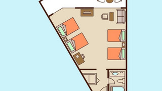 コーナールームマウンテンビュー 禁煙 (3歳-5歳の添い寝追加料金 1泊1名2200円 現地払い)