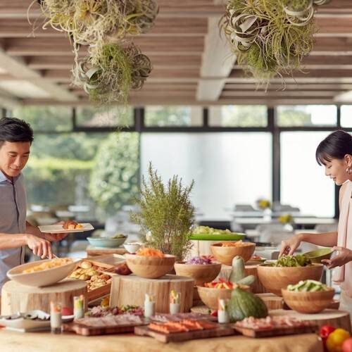 美味しいひととき
華やぐ朝食ビュッフェ / 2