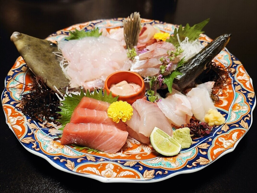 「新かどや」 料理 176960042 お造り 熱海湾 朝乃漁