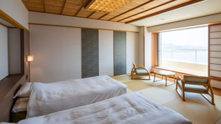 [葵館] 白良浜ビュー和室ツイン + 次の間 禁煙