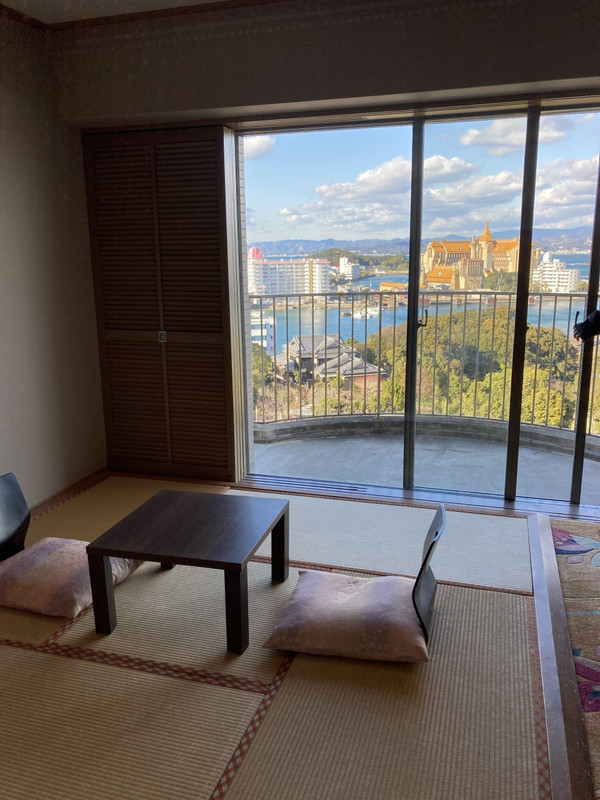 お部屋からの景色が良い