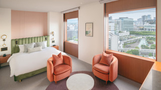 グランドキング 禁煙 (高層階, ミニバーフリー, フリーフロー, 12時チェックアウト)