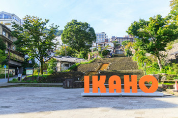 Ikaho onsen stone steps