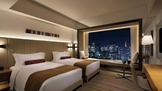 デラックス ルーム シングルベッド 2 台