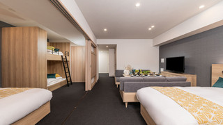 デラックス1ベットルームファミリーアパートメント