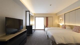 プレミアムトリプルルーム 禁煙 3名予約以外はベッド2台 (ジムアクセス)