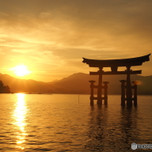 海に浮かぶ祭殿"厳島神社"でお参り＆グルメ散策