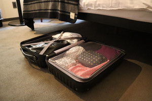 ベッドの下が収納スペース