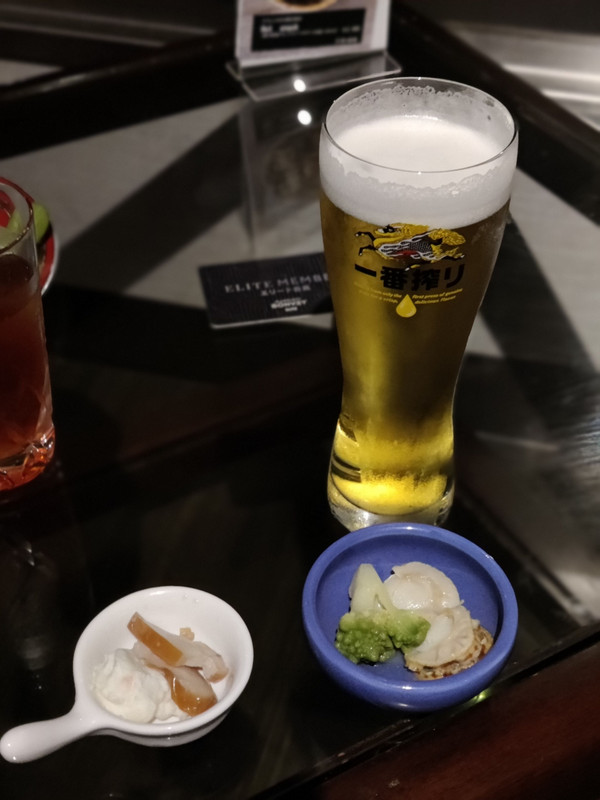 クラブラウンジのビール