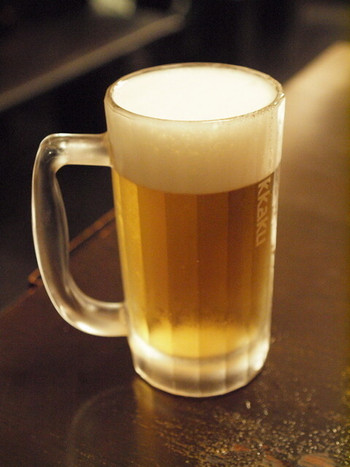 「骨付鳥 一鶴 丸亀本店」ドリンク 929457 サッポロ生中　500円