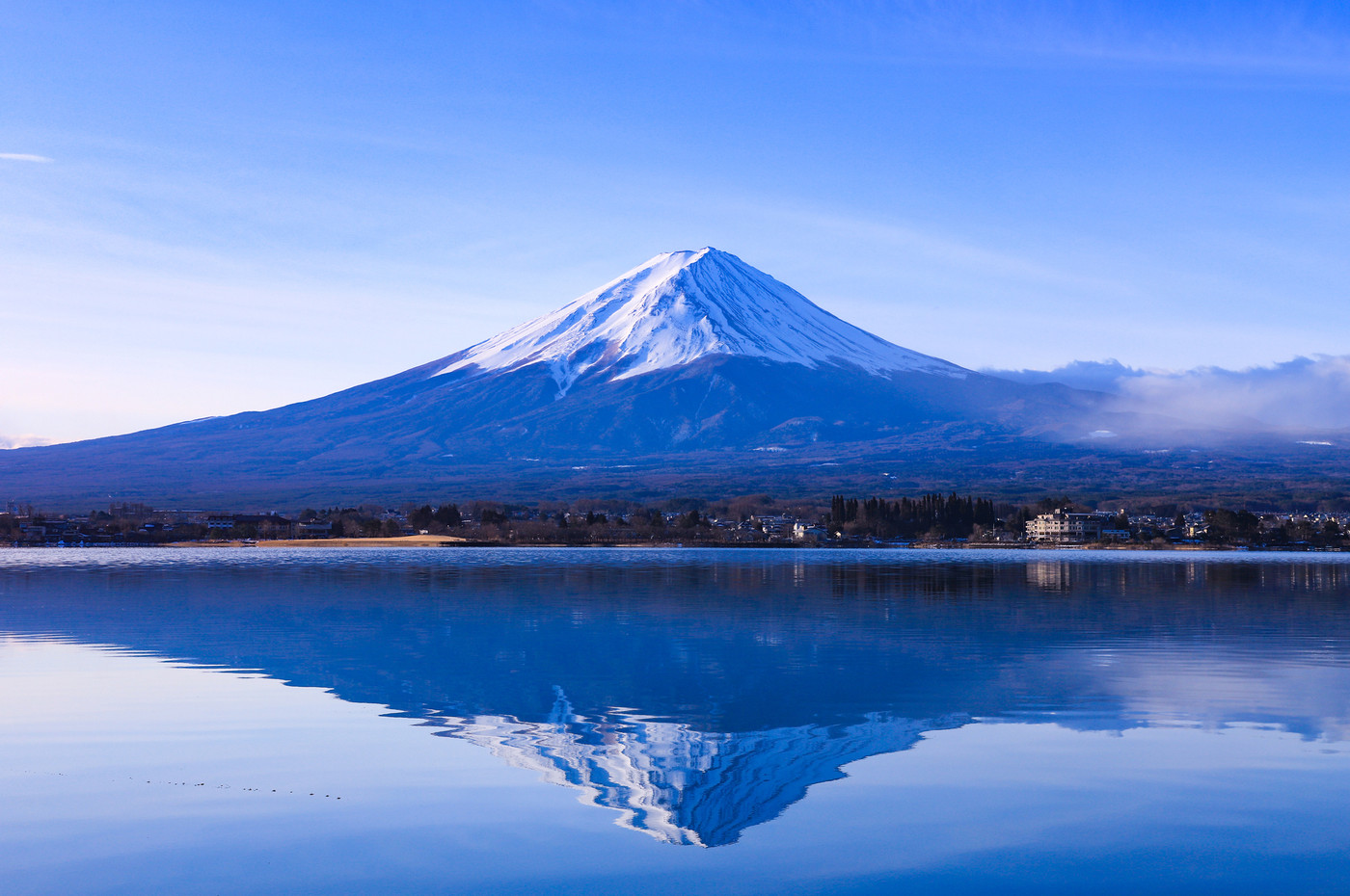 逆さ富士　河口湖