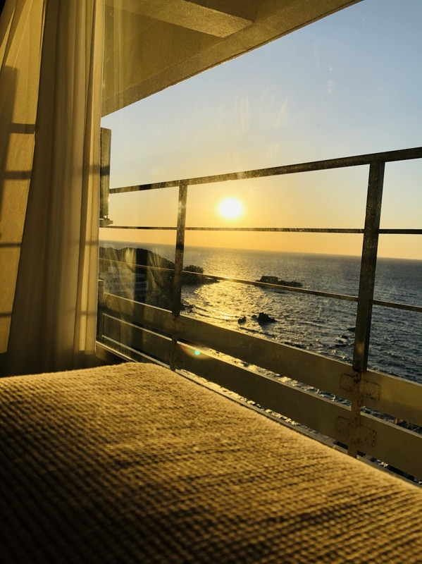 夕日