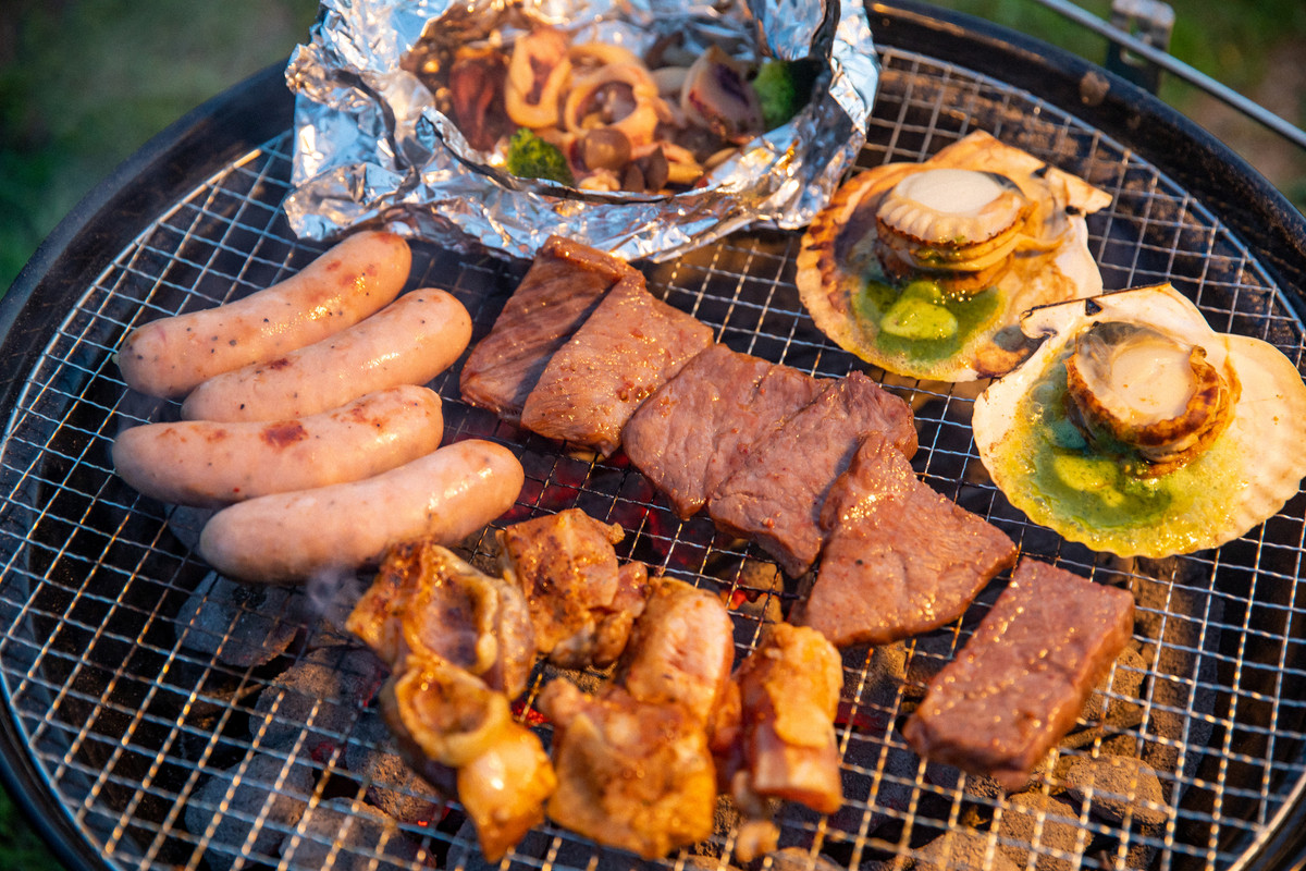 BBQセット有料レンタルのイメージ(※食材は付きません)