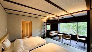 High-grade Japanese-Western room with hot spring "Kiren" -Mokuren