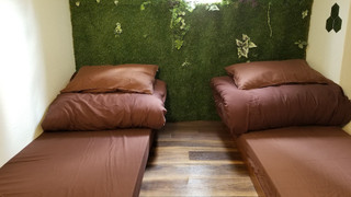 ジュニア ダブルまたはツインルーム シングルベッド 2 台 禁煙 共用バスルーム