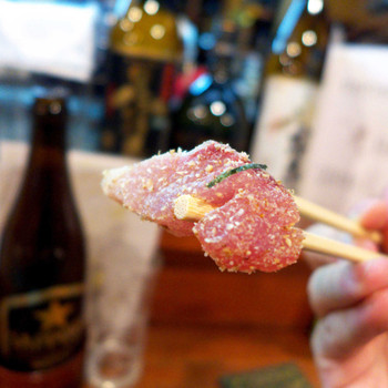 「一富」料理 754103 鯖胡麻を食べるのは今回が初めて。嬉しさのあまりリフトアップ