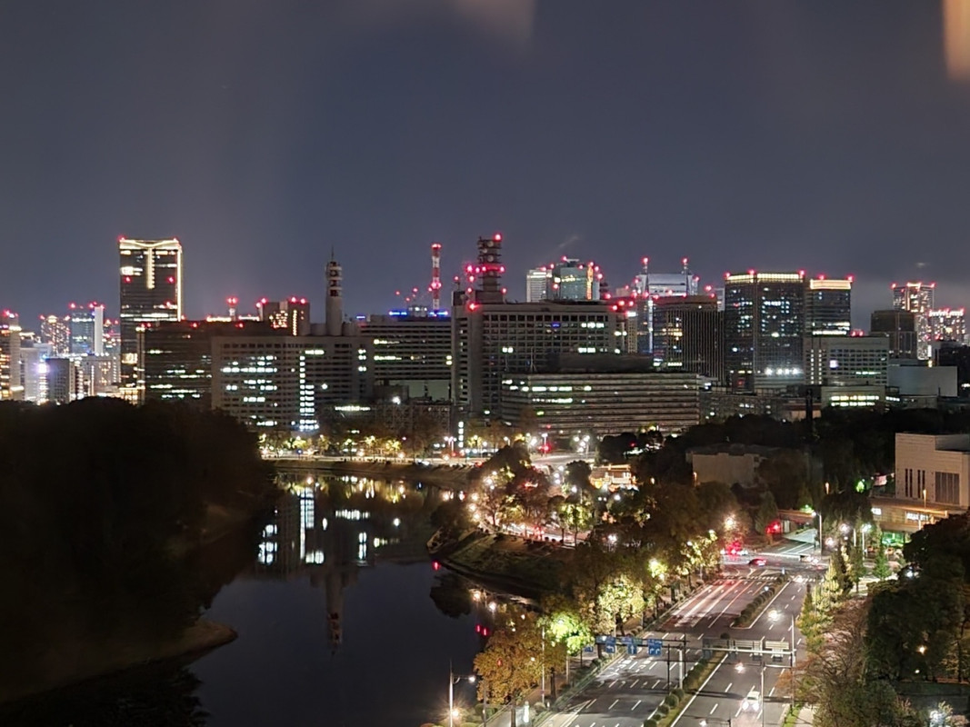 お部屋からの夜景