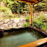 大浴場の露天風呂で
湯の花温泉を満喫 / 2